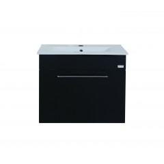 Rubine 60Cm Stainless Steel Bathroom Cabinet Pearl Black
