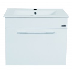 Rubine 60cm Stainless Steel Bathroom Cabinet Pearl White